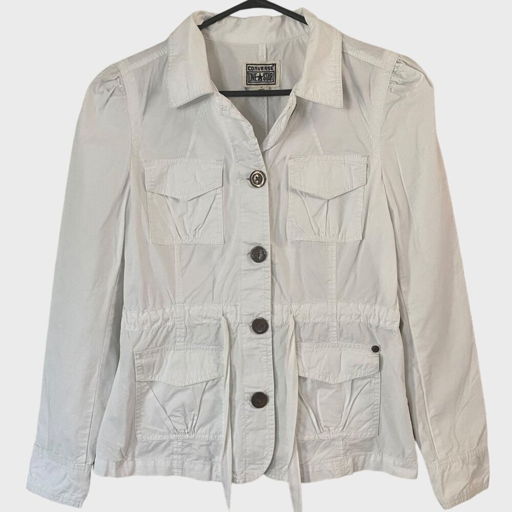 Converse Button-Up Utility Cargo Jacket Women's S… - image 1